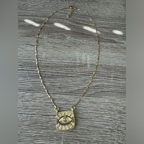 Statement evil eye necklace N705 - Picture 3 of 6